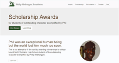 Desktop Screenshot of phillipmathangani.org